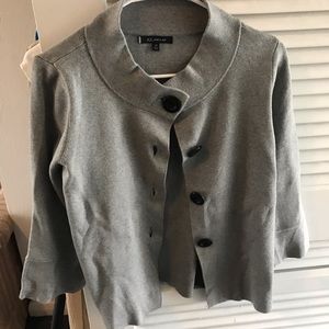 Anne Klein sweater. Button from   Medium.